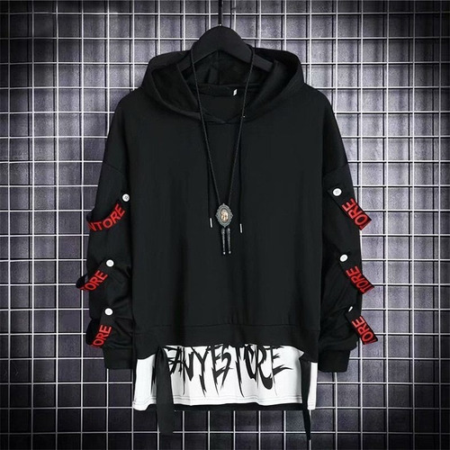 Sudaderas Con Capucha De Moda Hip Hop Punk Streetwear