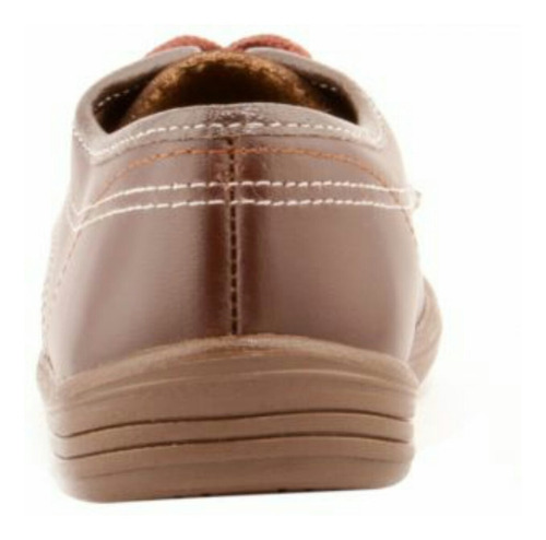 Zapatos Café En Cuero Croydon Talla 27 Y 32