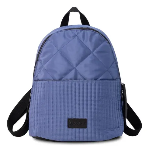 Mochila Capitoneada Con Asas Ajustables Bolsillo Lincolns Azul Francia