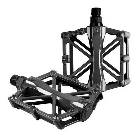 Imagen 1 de 3 de Pedales Aluminio Par Plataforma Bicicleta Antideslizante Mtb