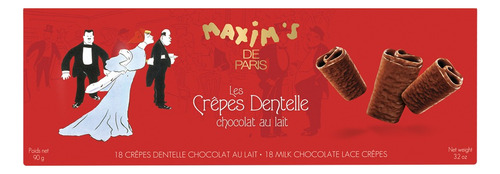 Maxims De Paris Crepas De Chocolate Con Leche 90 Gr