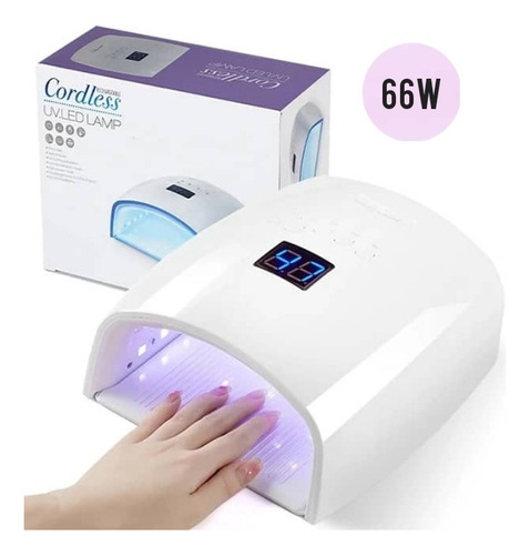 Lampara Uvled 48w Recargable  Manicure, Pedicure, Uñas 