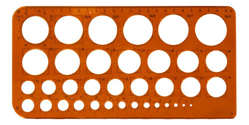 Plantilla De Círculos Distintos Diámetros