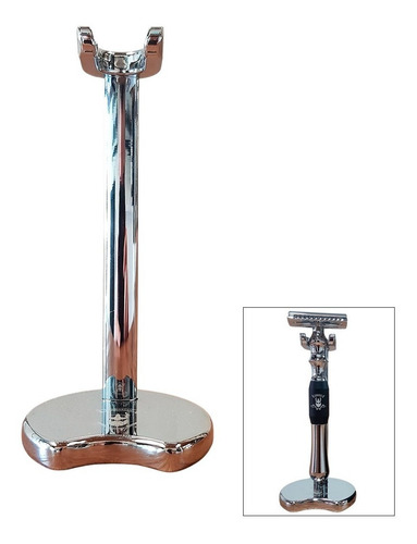 Stand Para Rastrillo Acero Inoxidable