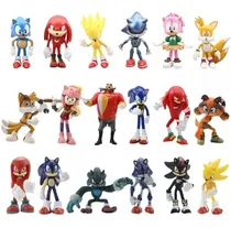 Comprar Pack Muñecos Sonic 6 Personajes 