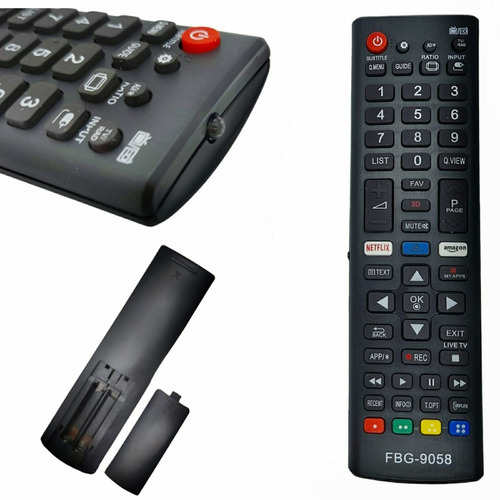 Controle Remoto Smart Universal Para Tv LG Netflix Lcd/led