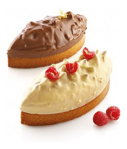 Molde Para Mini Tortas Cake Mk Silikomart® Color Marrón