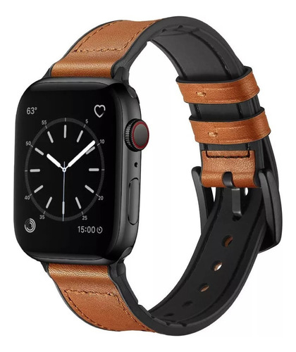Correa Extensible De Cuero Para Apple Watch Banda De Piel