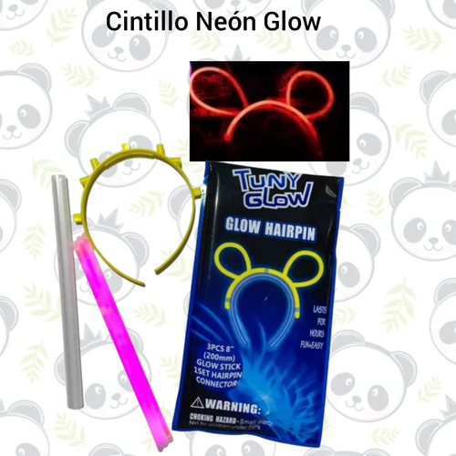 Neón Glow Cintillo Neón Para Fiestas Hora Loca 