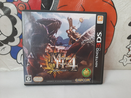 Monster Hunter 4 De Nintendo 3ds Es Japones,funcionando.