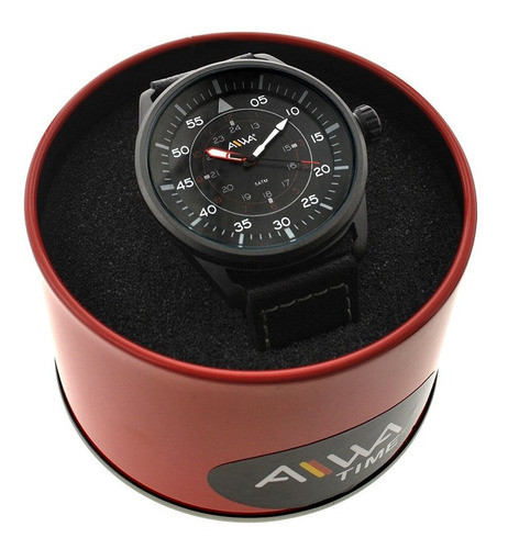 Reloj Hombre Aiwa Sumergible 50 Metros Black Panther Mbml497