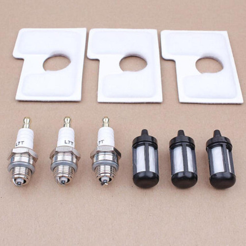 9x Kit De Bujía De Filtro De Combustible De Aire Para Ms170