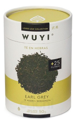 Te Wuyi En Hebras Earl Grey Blend Canister 50gr