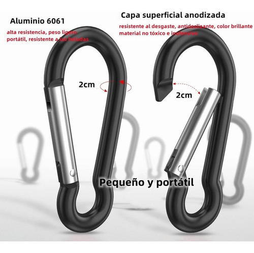 Hwa Mosquetons Táctico Militar Edc For Sistema Molle 10