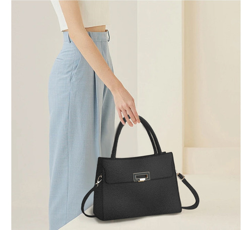 Set 3 Bolsas Tote Mujer Cuero Moda Antirrobo Casual Vintage