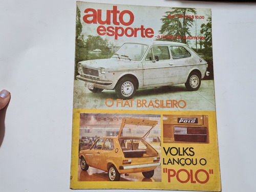 Revista Auto Esporte 126 Abril 1975 Fiat 127 Vw 1300-l R557