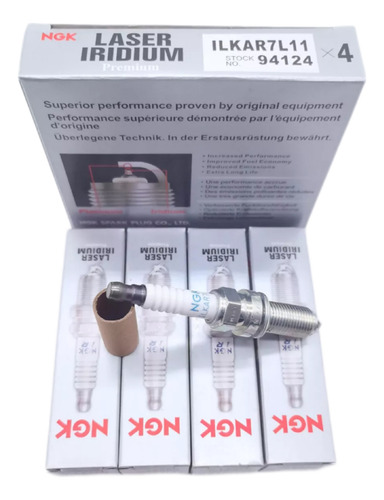 Kit 4 Bujías Laser Iridium Para Mazda 2 Mazda 3 Cx-3 Cx-5