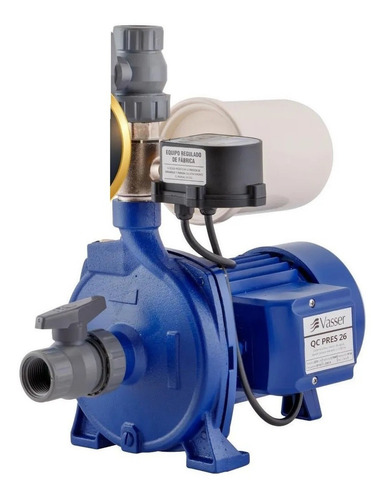 Bomba Presurizadora Vasser Qcpres26 1 Hp Hasta 6 Baños Monofásica 50hz