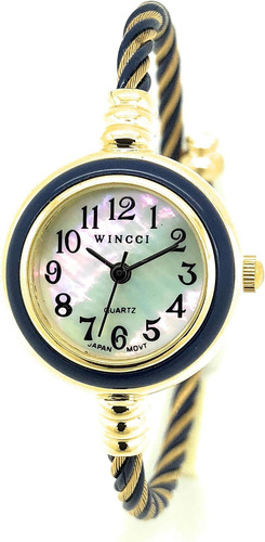 Wincci Reloj De Moda Con Brazalete De Metal Y Alambre Trenza