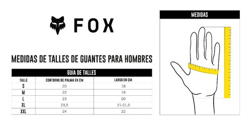 Imagen 3 de 3 de Guantes Motocross Fox - Legion Glove #25800-111