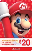 Comprar Gift Card Digital Nintendo Gift Card Por 20