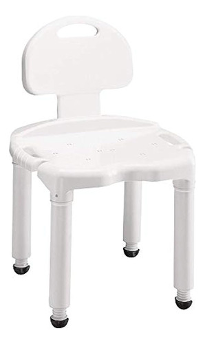 Carex Asiento De Baño Y Silla De Ducha Con Respaldo Para Per