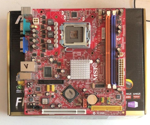 Motherboard Msi Ms-7364 Intel Socket 775 Ddr2 Ddr1