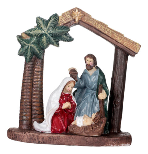 Estatuilla De Belén, Decoración De 9x4x10 Cm Estilo A