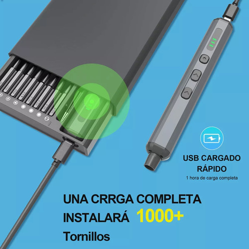Juego De Desarmador Precisión Eléctrico Inalámbrico 69 Pcs
