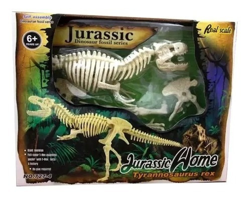 Esqueleto Dinosaurio Tiranosaurio Rex Para Armar + Poster 