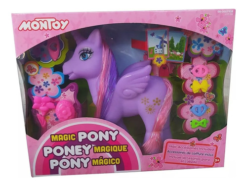 Pony Unicornio Juguete Niña  ¡ Accesorios!