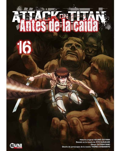 Attack On Titan Antes De La Caida 16 - Hajime Isayama
