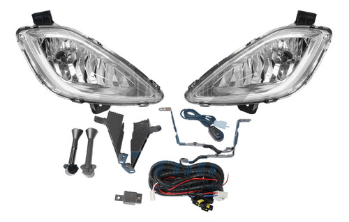 Kit Faros Neblineros Bona Boxlight Para Elantra 2012 Al 2014