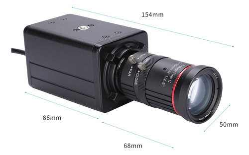 Cámara Web Webcam Usb Zoom Cámara Óptica 10x Manual Hd