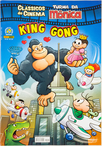 Revista Hq Turma Da Mônica Clássicos Cinema King Gong Nº 42