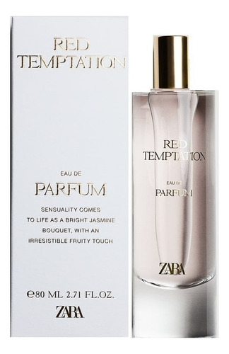 Red Temptation Zara Eau De Parfum 80 ml Para Mujer