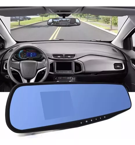 Retrovisor + Cámara Frontal Auto Vehículo Visor Hd Micro Sd - NITRON