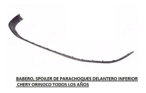 Babero Spoiler De Parachoques Delantero Chery Orinoco Todos