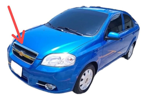 Imagen 3 de 3 de Platina De Capot Aveo Lt/ls 2011 /2015