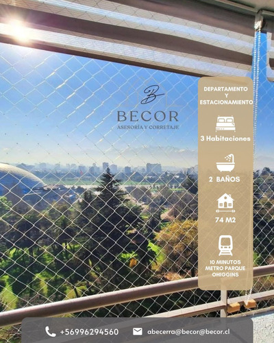 Becor Vende Departamento Remodelado 3d-2b-e. Beaucheff Stgo.