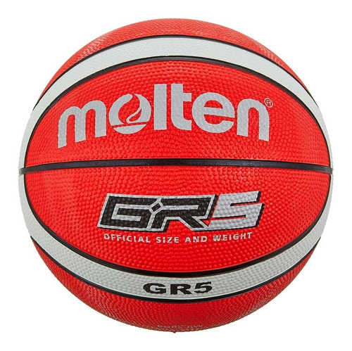 Balón Mini Basquetbol Baloncesto #5 Caucho 12 Paneles Molten