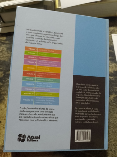 Fundamentos De Matemática Elementar Vol 8 - Limites, Derivadas / Noções De Integral - Capa Dura