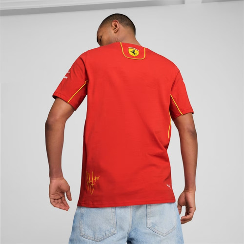 Polera Oficial Puma Scuderia Ferrari Carlos Sainz 2024