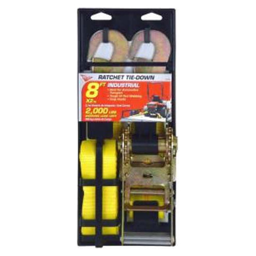 Amarre De Automóvil Resistente De 2 X 8' Ganchos De P...