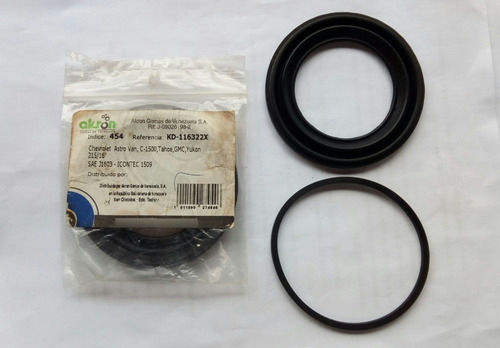 Imagen 3 de 4 de Kit Gomas Delant. Kaliper Astro Van, Cheyenne, C1500, Tahoe