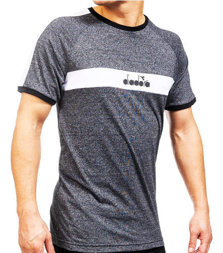 Diadora Remera - Gio Tee Jsy Gris Osc.mouline