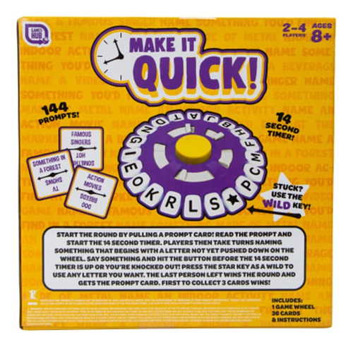 Basta Electrónico Juego De Mesa Make It Quick El Original
