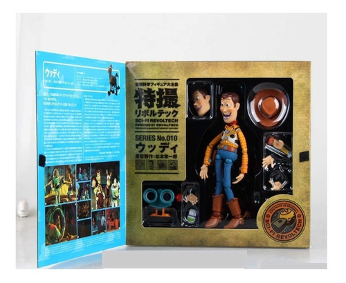 Figura Woody Articulado Toy Story Revoltech 16cm C/accesorio