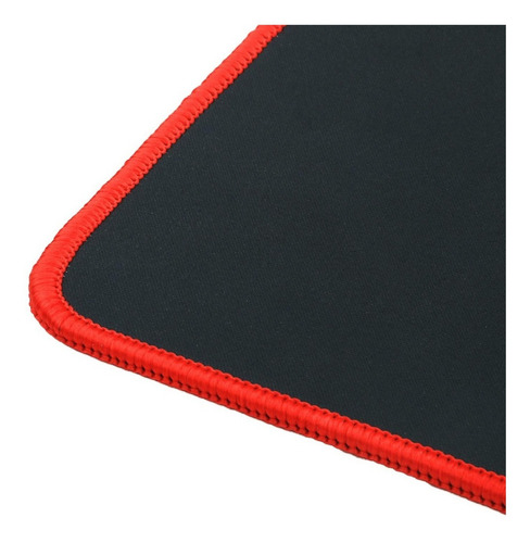 Imagen 6 de 6 de Mouse Pad gamer Redragon P006 Kunlun de caucho y tela l 420mm x 880mm x 4mm negro/rojo