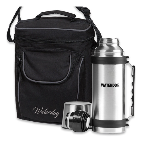 Termo Waterdog Acero Inox 1 Lt + Bolso Matero Termico 1000cc